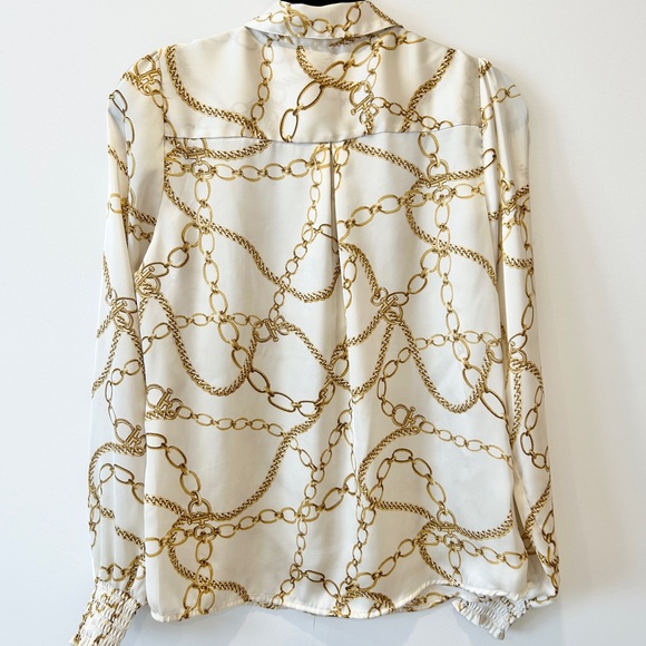 Tamara H Chain Pattern Blouse - Picture 3 of 5